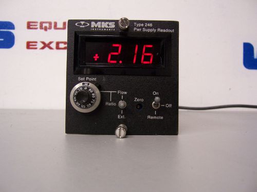8029 mks 246 power supply w/ readout for sale
