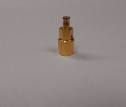 GOLD PLATED  M/A-COM 1061071-1 MCX - SMA (M/M) DC TO 6 GHz RF ADAPTER 832