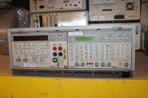 TEKTRONIX AFG5101   ARBITRARY  FUNCTION GENERATOR TM5006A DM5120   MULTIMETER