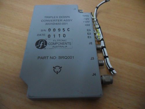 Filtronic Triplex Down Converter 3031D400-001 PN:BRQ001