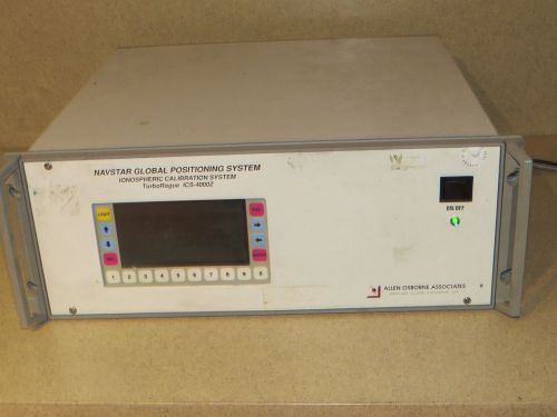 NAVSTAR GLOBAL POSITIONING SYSTEM IONSPHERIC CALIBRATION SYSTEM ICS-4000Z