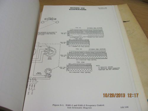 COLLINS MANUAL 17L-7: VHF Aircraft Transmitter - Instruction w/schematics #18949