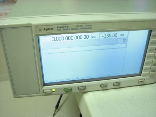 Hp agilent e4421b 3 ghz esg signal generator w/ opt 1em for sale