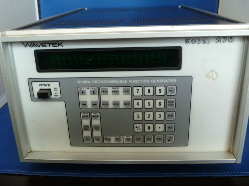 Wavetek Programmable Function Generator Model 270