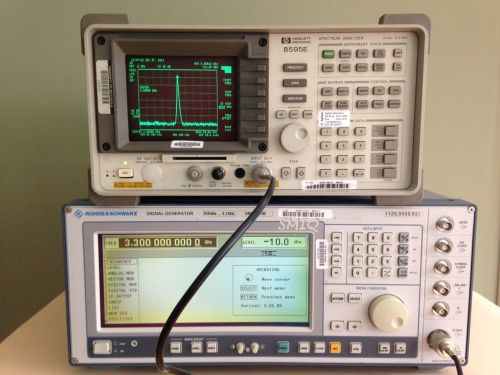 Rohde &amp; Schwarz SMIQ03B 3.3 GHz Signal Generator Opt. B1, B5, B11, B20, B42, B47