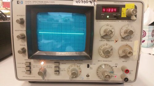 hewlett packard 3580a spectrum analyzer