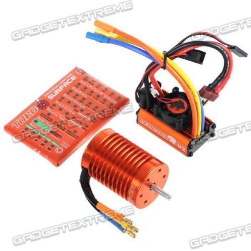 Skyrc Leopard  60A ESC 9T 4370KV Brushless Motor 1/10 Car Combo w/Program Card