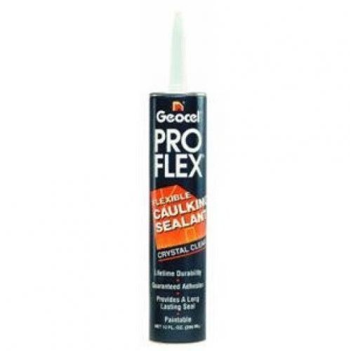 New Geocel GC26100 10oz Clear Pro Flex Super Flexible Elastomeric Sealant