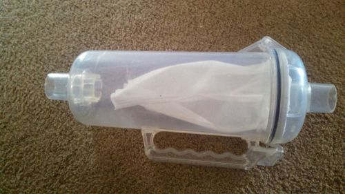 Carpet cleaning in line filter with filter sock brand new never used for sale