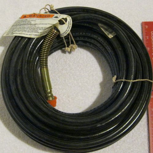 1/4&#034; x 50&#039; Pressure / Power Washer Hose - 3300 PSI 1/2 inch male non kink fittin