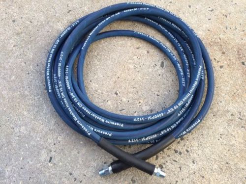 28ft 3/8&#034; 4000psi blue non-marking pressure washer hose for sale