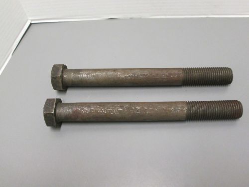 1-1/4-7 X 12&#034; HEX HEAD BOLT GRADE 2 LOT OF 2