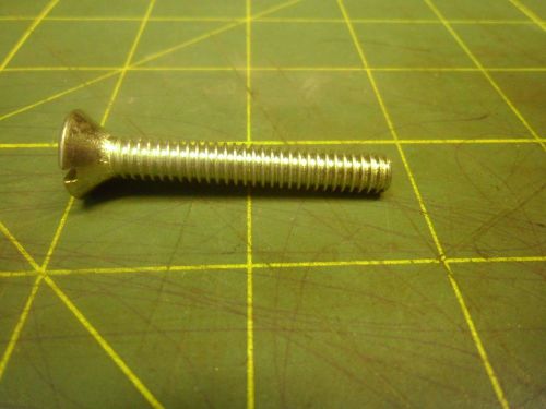 Flat head machine screw 1/4-20 x 1-3/4 qty 31 steel grade 2 #j53446 for sale