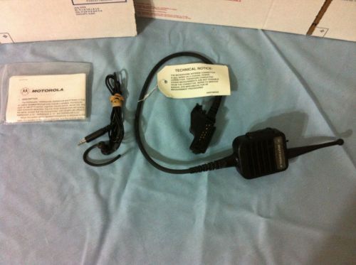 Motorola 800 uhf vhf mt2000 mts2000 radio speaker mic ear bud / ant police fire for sale