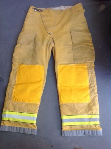 38x30  - GLOBE Pants-  FIREFIGHTER TURNOUT Bunker Gear - Nomex Liner #3