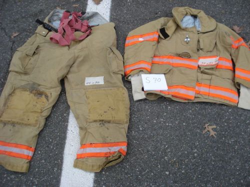 Set 44x30 Pants Jacket 38 X 33 Firefighter Turnout Fire Gear CAIRNS....S70