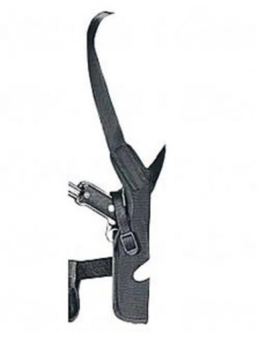 Uncle Mike&#039;s Vertical Shoulder Holster Right Hand Black Open End 8305-1