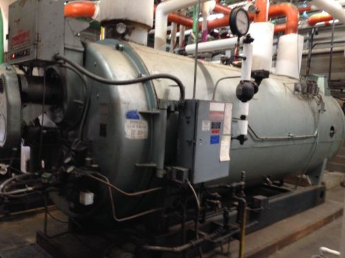 Cleaver brooks cb packaged oil fired boiler model cb-150hp set for hot water for sale