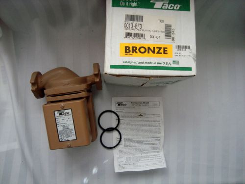 NEW TACO 0013-BF3 BRONZE CARTRIDGE CIRCULATOR PUMP