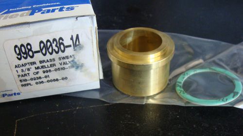 New Factory Overstock Copeland Brass Sweat Adapter 998-0036-14 1 3/8&#034; Valve