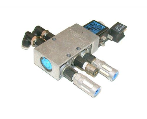 Festo solenoid valve 1/8 npt 24 vdc 4.5 watts model mfh-5-1/8 for sale