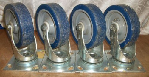 Set of 4 Swiveling 5” Casters 1000Lb