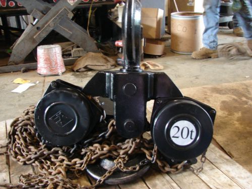 Hoist-Chain Hoist-Tractel-20T w/10 ft Lift