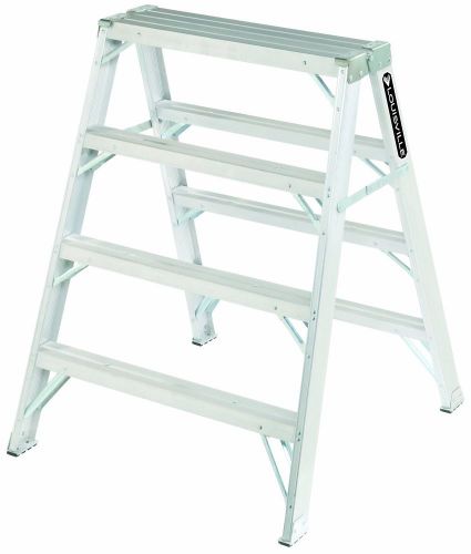 Louisville 3-foot aluminum sawhorse step ladder type 1a 300-lb rating for sale