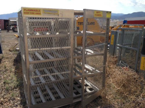 Used  Justrite 23005 Welded Aluminum 16 Propane Tank Horizontal Cylinder Cage