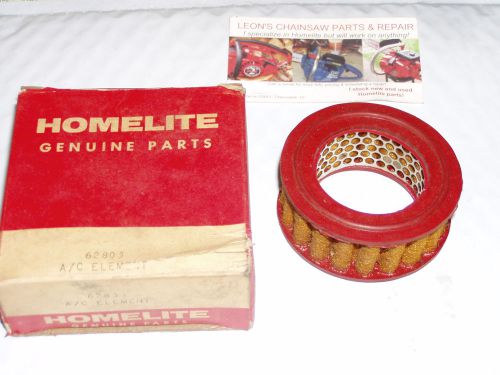 Nos homelite 20dp3-1 pump air filter 62805, 75874 for sale