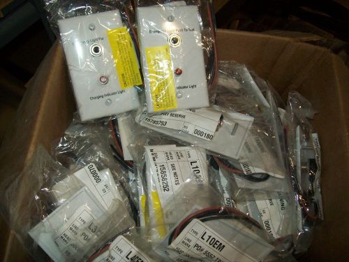 (5) Leviton Emergency Safety Light &#034;Push to Test&#034; Charging Indicator Light Kit