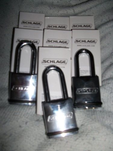 Schlage KS41 Padlock  BEST IC cylinder Chrome Plated Brass Body No Key Or Core