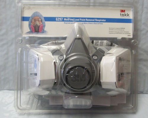 3M TEKK 6297 MOLD AND LEAD PAINT REMOVAL RESPIRATOR MEDIUM NEW FREE SHIPPING