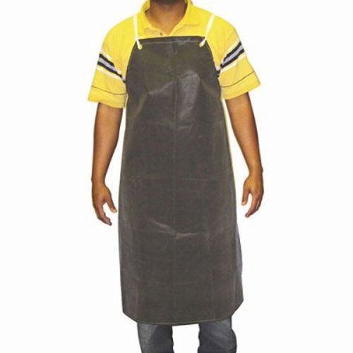 Anchor Brand Hycar Bib Apron with Cloth Backing, 24&#034; x 36&#034;, Black (ANRAR100)