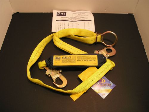 NEW DBI-SALA 1221106 EZ STOP II TIE-BACK SHOCK ABSORBING iSAFE LANYARD