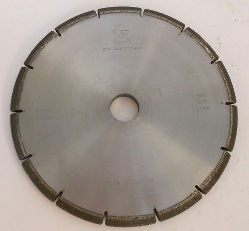 Graff Diamond Products 10&#034; Diamond Slotted V Wheel  E5893 NNB