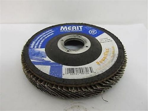 Merit 4RA84 / 4 1/2&#034; Arbor Mount Flap Disc 40 Coarse