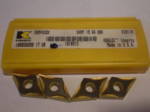 4 PC KENNAMETAL DNMP432K  INSERTS