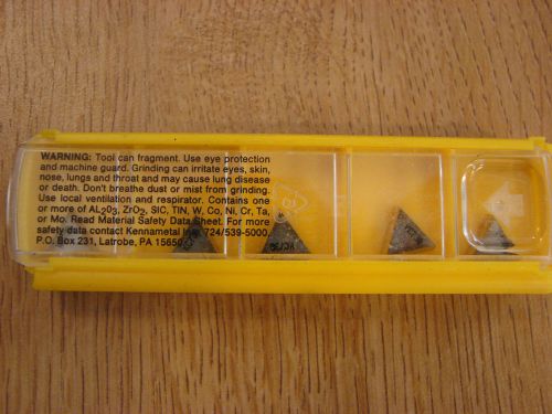 KENNAMETAL KENDEX POSITIVE FLAT TOP  CARBIDE INSERTS 5 TOTAL TPG221 KC730