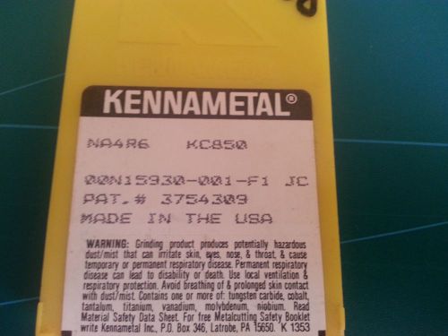 1 pack of 5 Kennametal NA4RG KC850