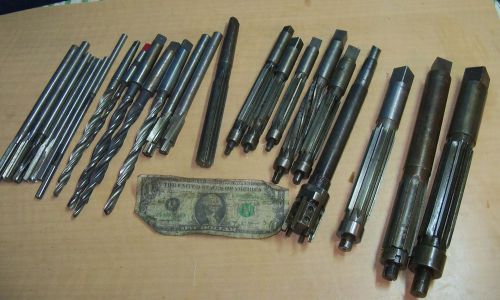 Lot 9 adjustable hand reamers + 15 other cleveland mohawk 1-1/4&#034; to 5/8&#034; for sale