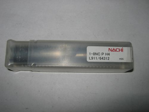 1 pc Nachi 64312 HSS Hand Tap, 1-8NC P H4, New