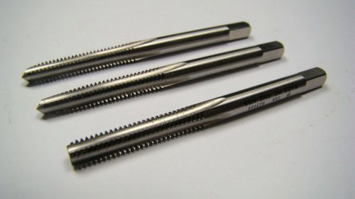 Mix Hand Tap -Set of 3- #8-32 4FL H HSS Bottoming, Plug, Taper USA [1859]