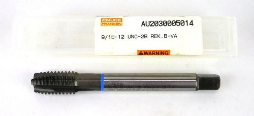 EMUGE AU2030005014 9/16-12 UNC 2B MGB-US-Rek.B-VA HSSE Spiral Point Tap H22