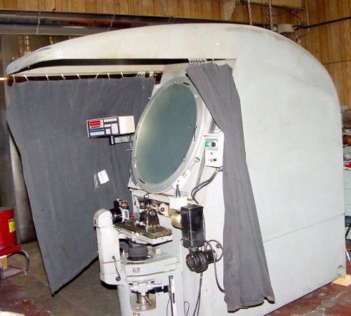 30&#034;  jones &amp; lamson fc-30 optical comparator, quadra check 2000 dro, updated pow for sale