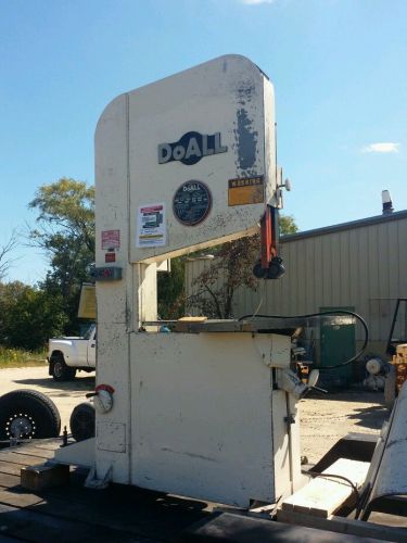 DOALL 36&#034; INDUSTRIAL VERTICAL BANDSAW MDL#: ZV-3620