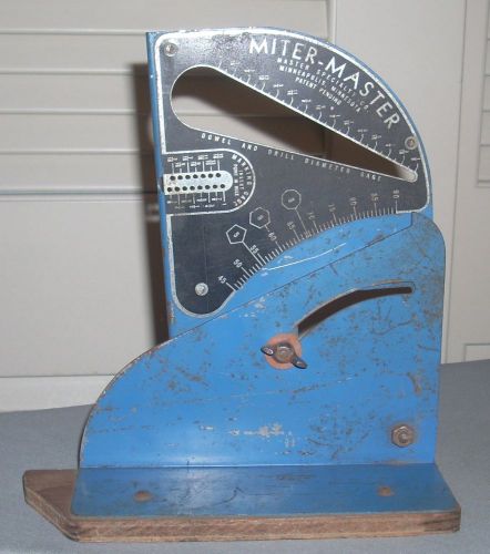 VINTAGE MITER MASTER  DRILL  GAUGE