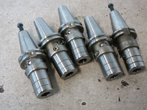 5 CARBOLOY CV40-HC-20MM CAT-40 SHANK HYDRAULIC BORING BAR HOLDERS.