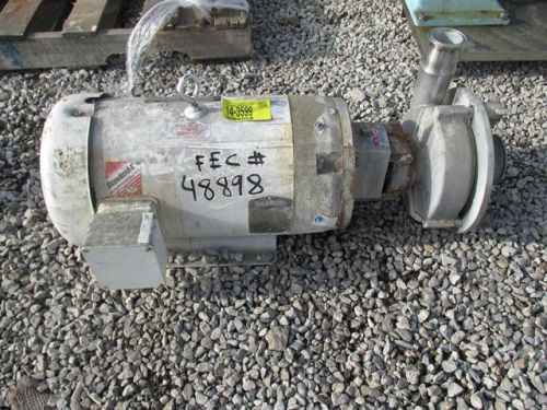 3&#034; X 2&#034; FRISTAM CENTRIFUGAL PUMP, S/S, 15 HP