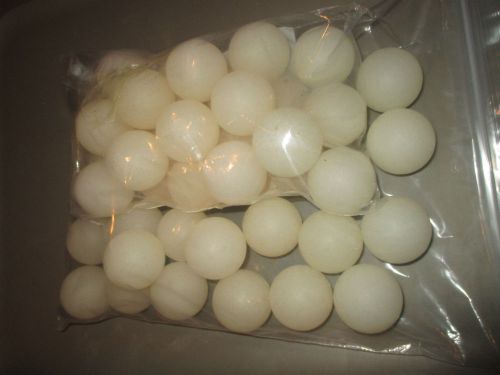 NEW LOT OF 40 POLYPROPYLENE 1-1/2&#034; 1.5&#034; NATURAL FLOAT BALLS, NEW